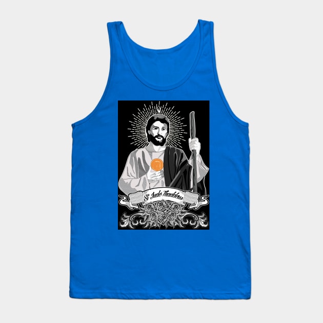 ST. JUDE THADDEUS - NOVENA IMAGE Tank Top by Obedience │Exalted Apparel